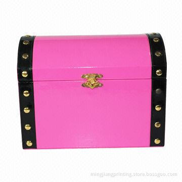 Wooden Box Effect Gift Box, Can be Used as Storage Box